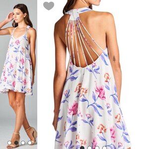 Floral Sleeveless Women's Dress Florals